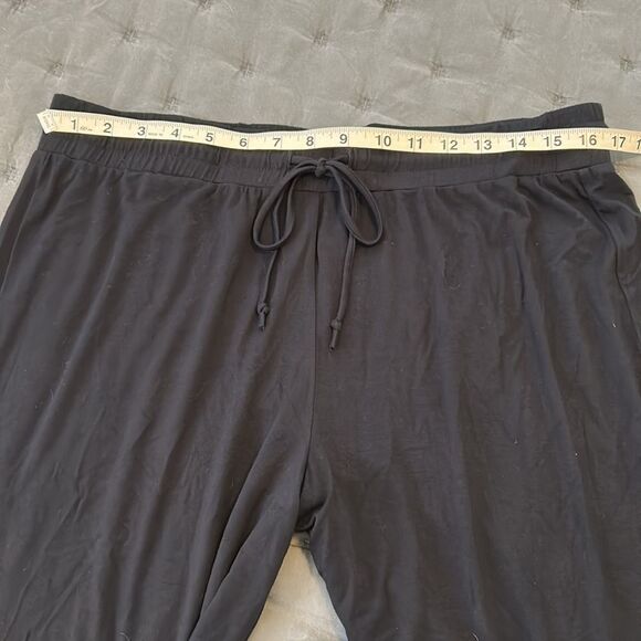 NWT Andie The Wide Leg Pants Black Size Large - Picture 9 of 10